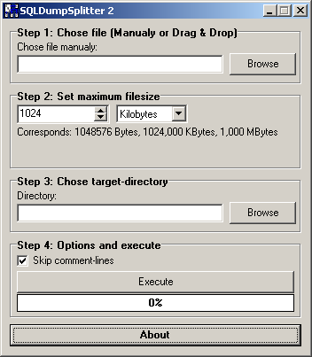 Boyutu Yüksek Sql Yedek Dosyalarını Bölmek